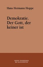 Demokratie: Hans Hermann Hoppe